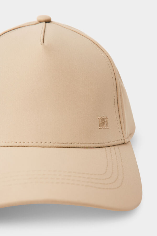 Pedro del Hierro Bon&eacute; com pala em tecido Beige