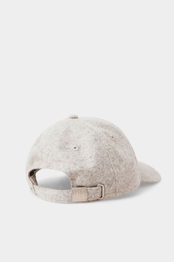 Pedro del Hierro Herringbone logo beanie Grey