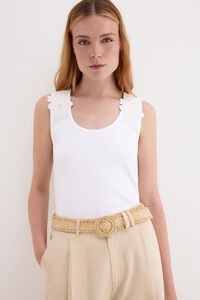 Pedro del Hierro Raffia belt