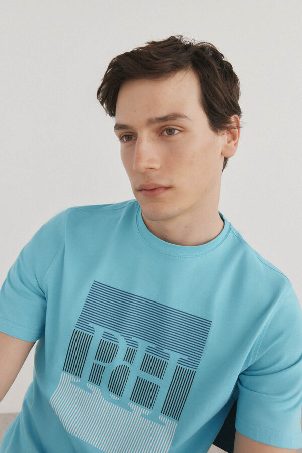 Pedro del Hierro T-shirt logo Azul