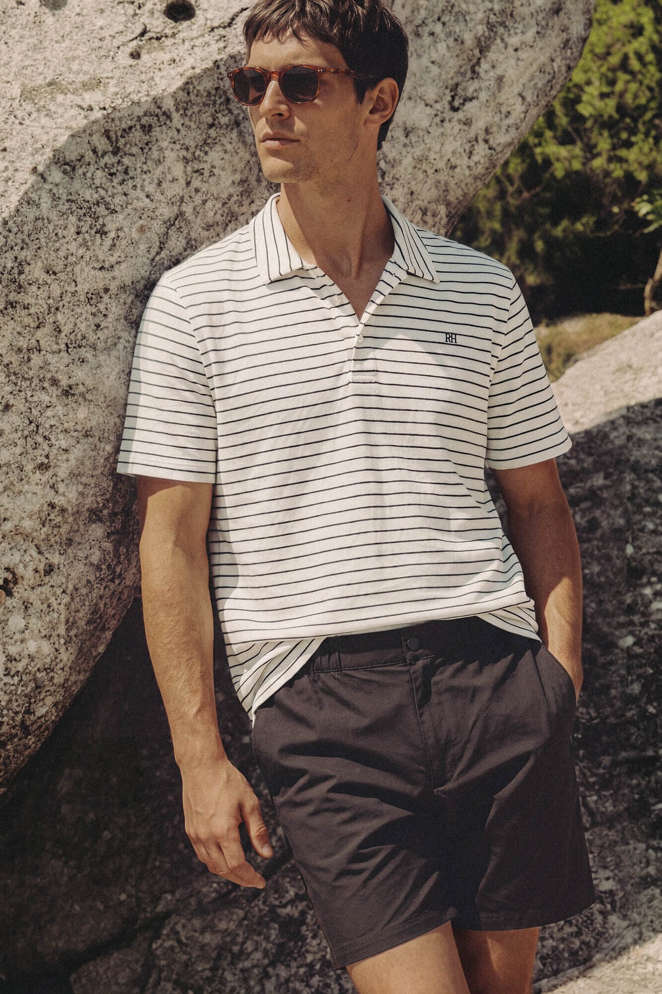 Pedro del Hierro Striped polo shirt