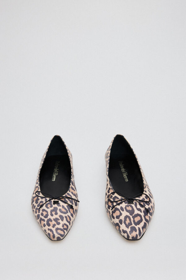 Pedro del Hierro Bailarina animal print Cizento