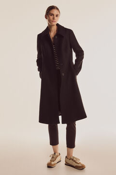 Pedro del Hierro Coat with buttons Black