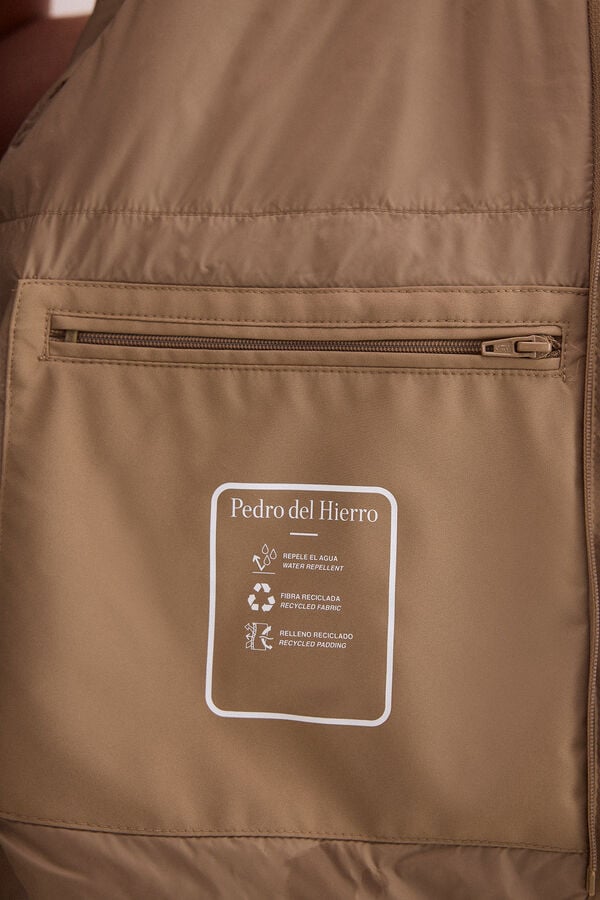 Pedro del Hierro Removable lining jacket Beige