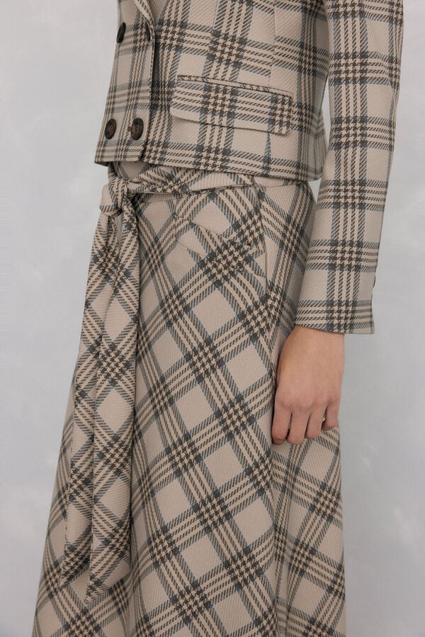 Pedro del Hierro Skirt flared skirt Brown