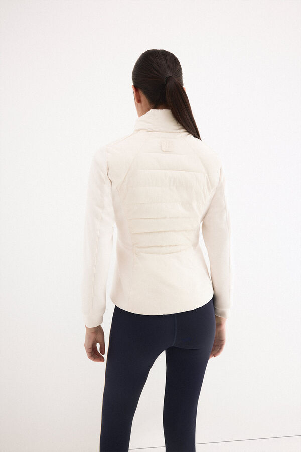 Pedro del Hierro Fitted combined parka Beige