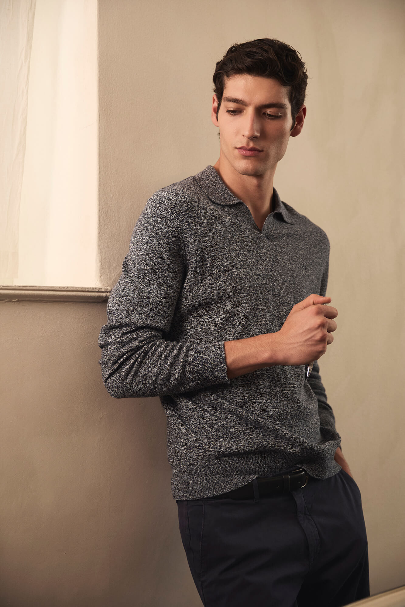 Pedro del Hierro plain twisted polo necklace