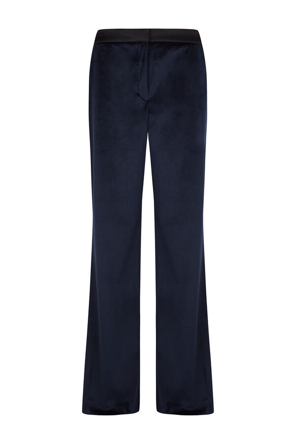 TFP by Tamara Falcó Velvet trouser Blue