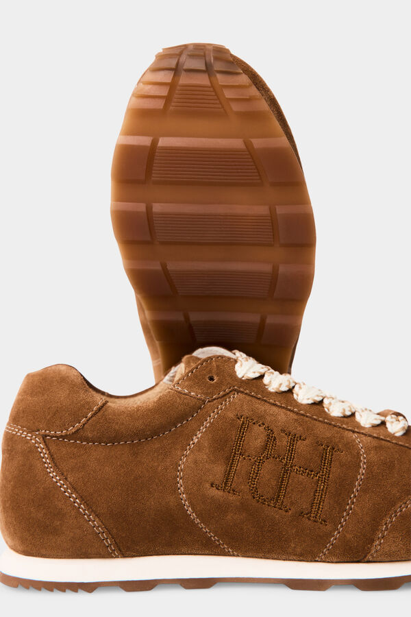Pedro del Hierro Combined sneaker Brown