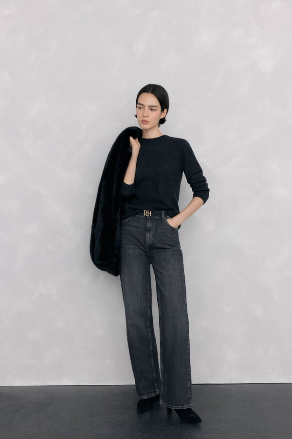 Pedro del Hierro Jersey cashmere Gris