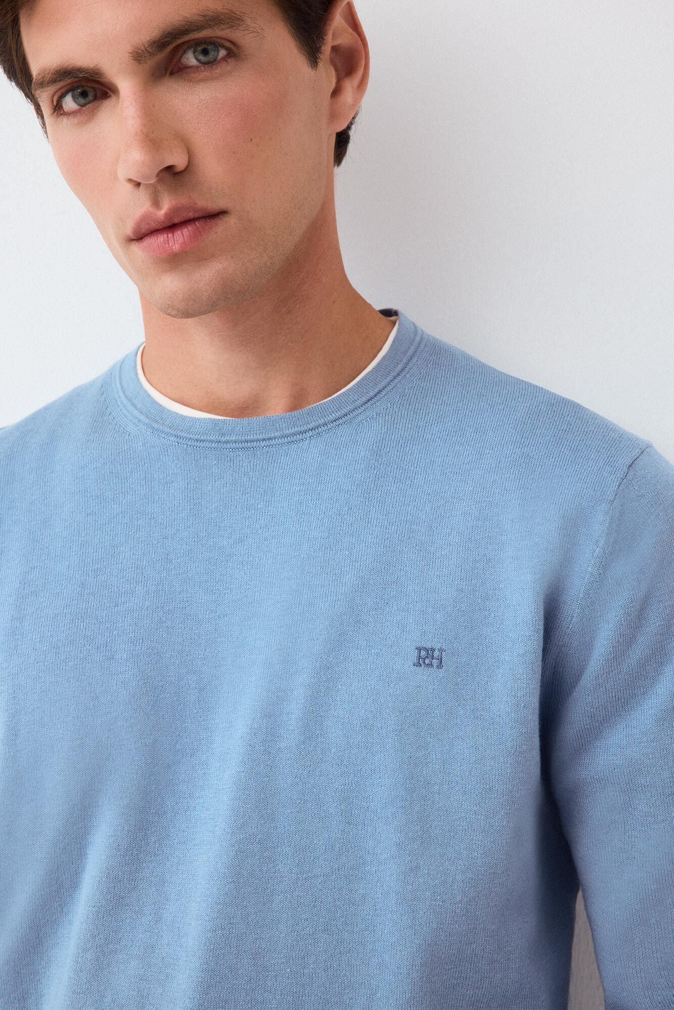 Pedro del Hierro Premium cotton silk cashmere knit jumper