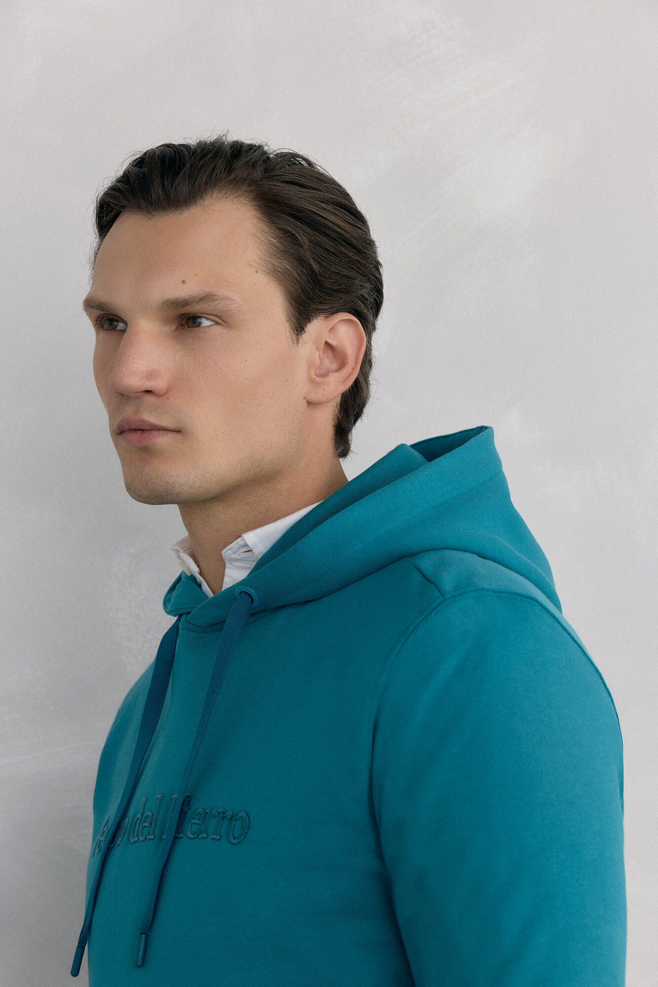 Pedro del Hierro Hooded logo sweatshirt