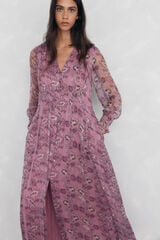 Pedro del Hierro Long flowing dress Purple