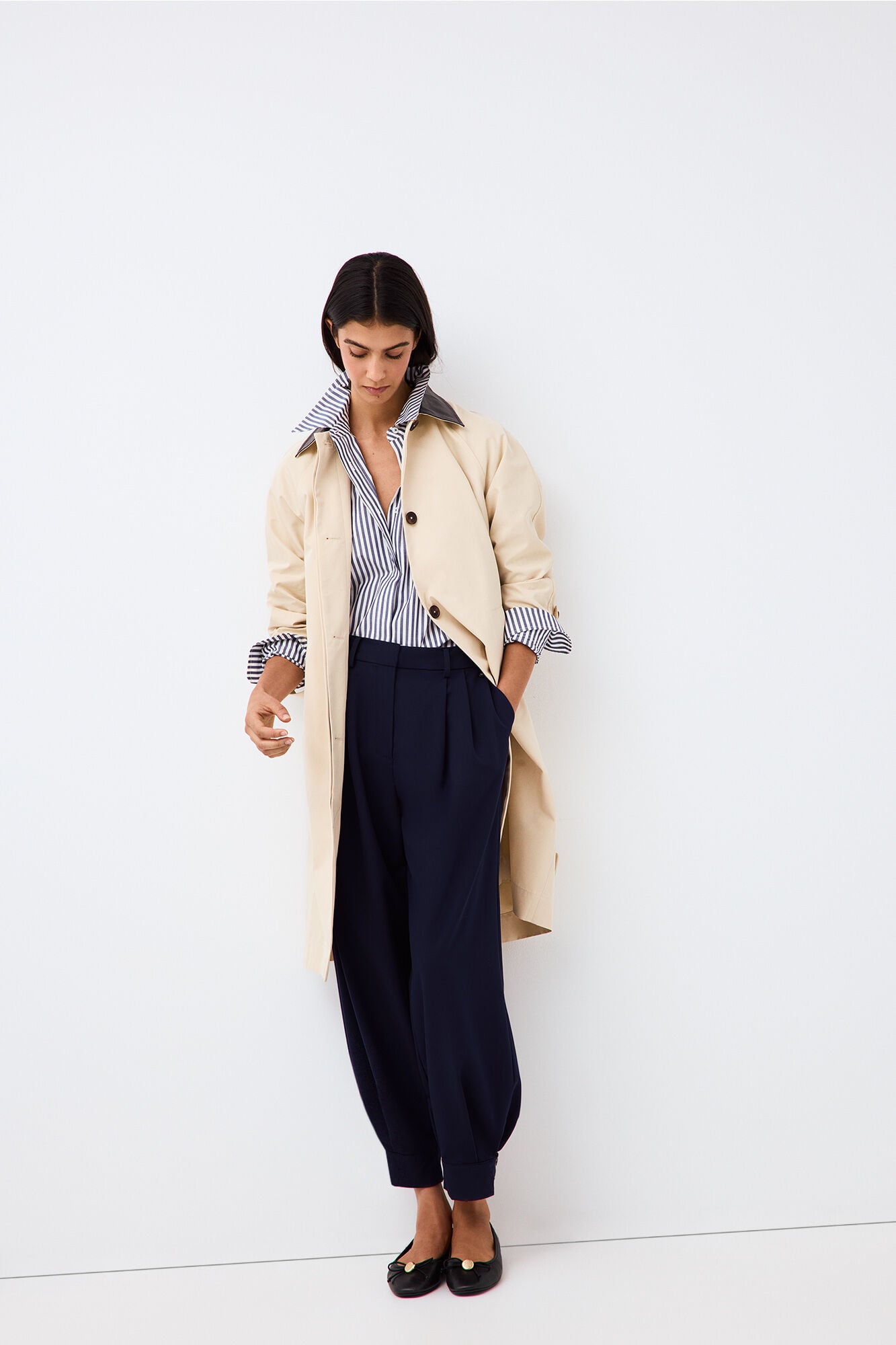 Pedro del Hierro Trousers with pleats