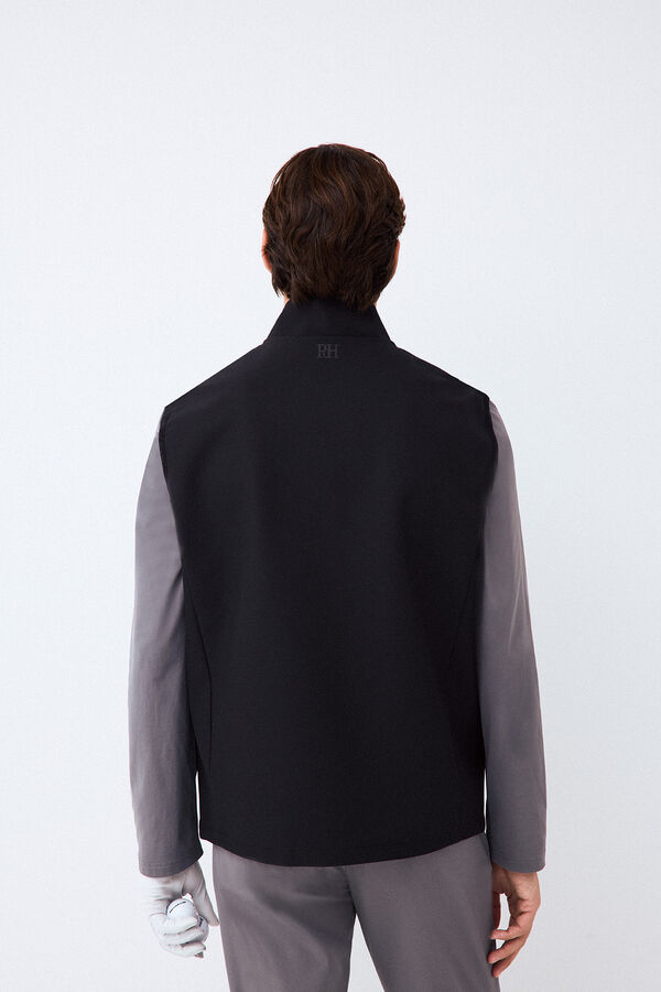 Pedro del Hierro Colete acolchoado Golf Preto