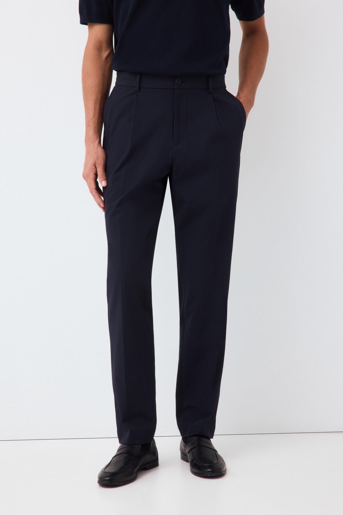 Pedro del Hierro Technical coordinated suit trousers