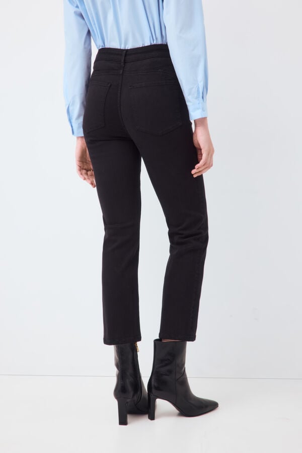 Pedro del Hierro Push up straight basic jeans Black