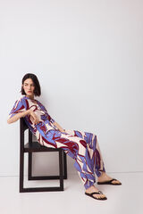 Pedro del Hierro Classic wide flare trousers Blue