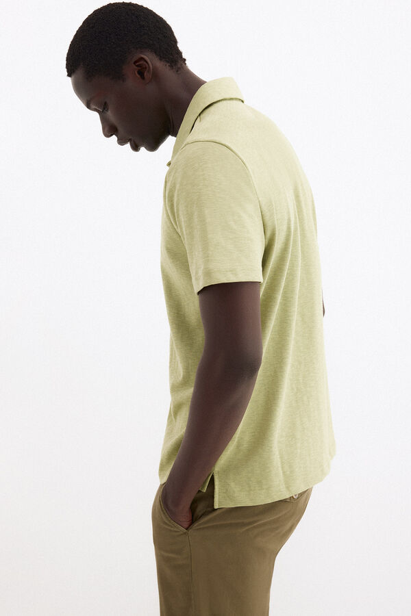 Pedro del Hierro Plain polo shirt Green