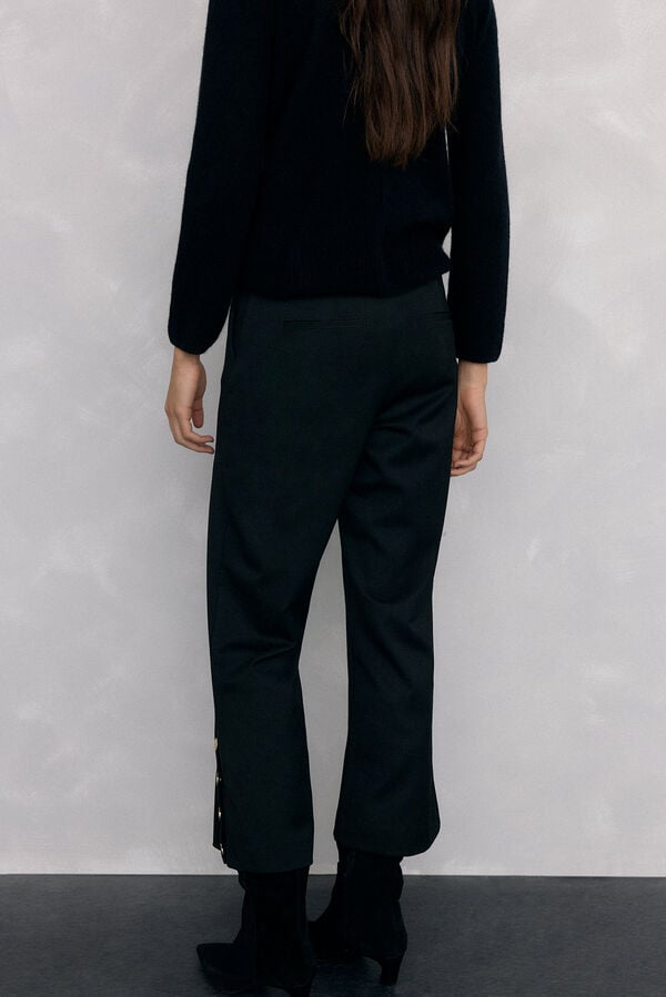 Pedro del Hierro Flared trousers Black
