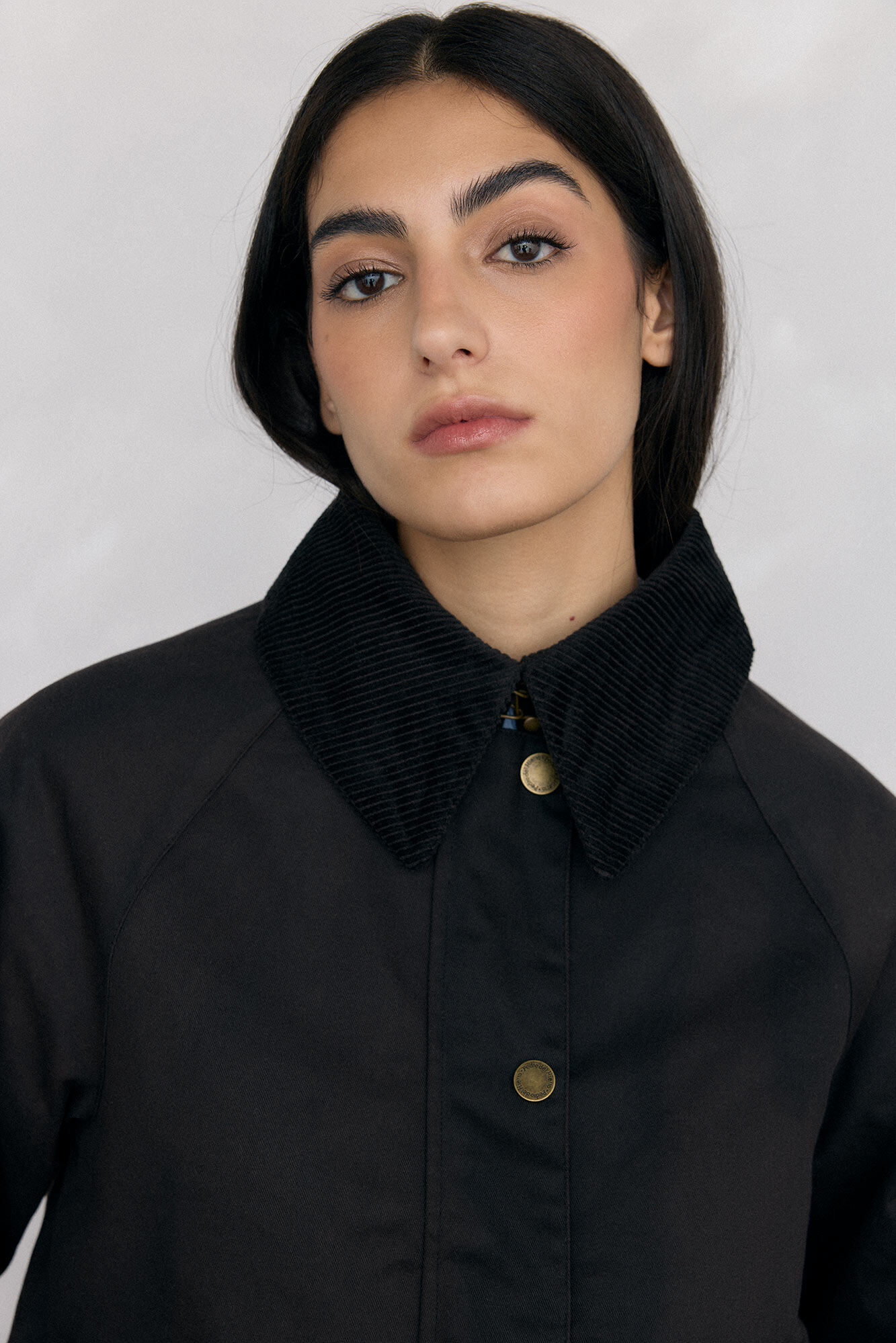 Pedro del Hierro Waxed fabric padded parka