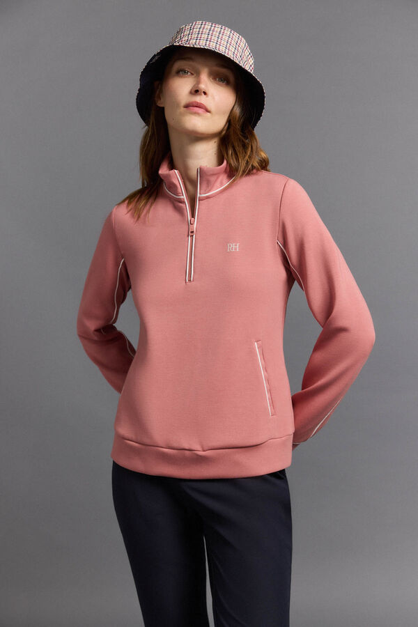 Pedro del Hierro Sudadera técnica golf Rosa