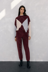 Pedro del Hierro Pantalones pana slim classic