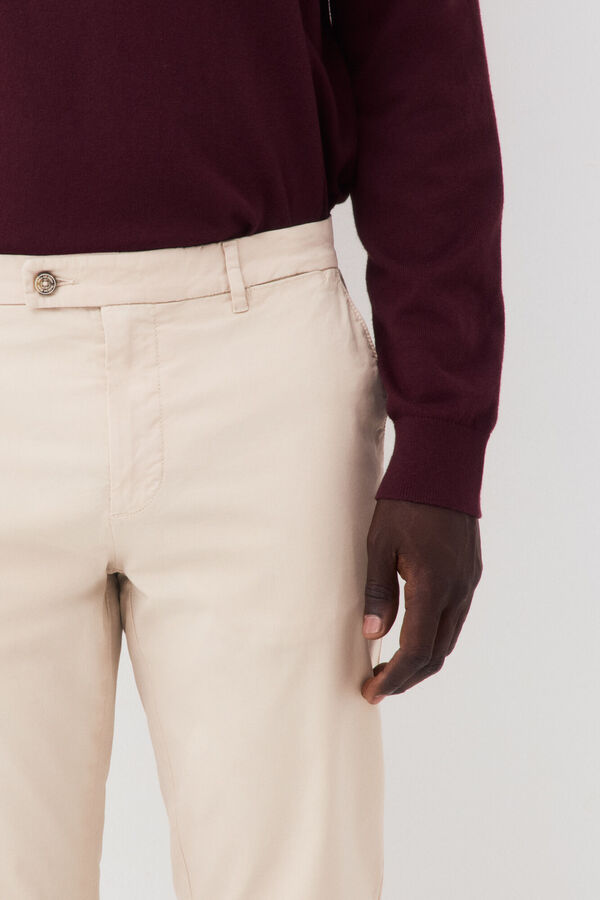 Pedro del Hierro Premium slim chinos Beige