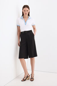 Pedro del Hierro Contrast short sleeve polo shirt