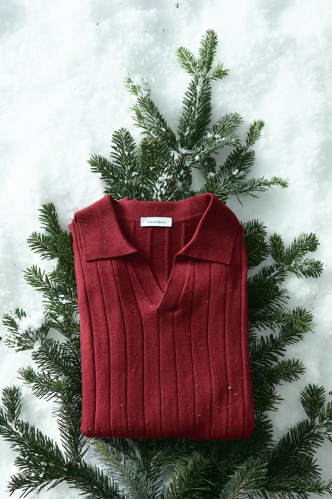 Pedro del Hierro Premium structured cotton silk cashmere jersey