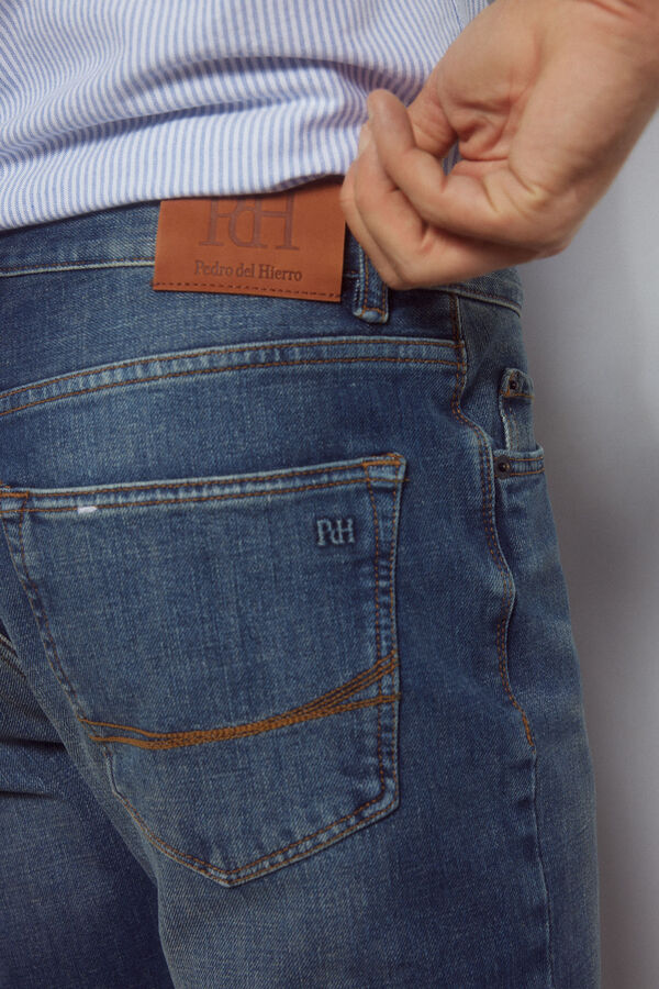Pedro del Hierro Regular fit Premium Flex jeans Blue