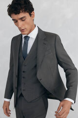 Pedro del Hierro Slim fit tan vest Beige