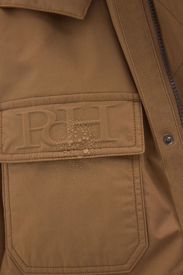 Pedro del Hierro Parka enchimento leve Beige
