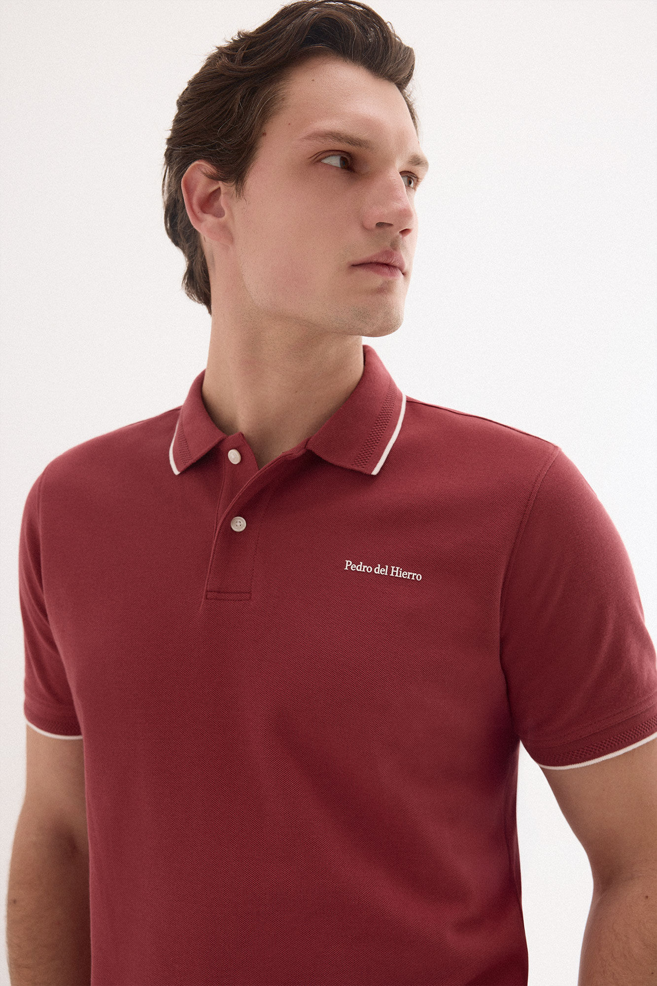 Pedro del Hierro Polo shirt with logo tips