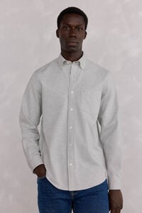 Pedro del Hierro Plain Brushed Oxford Shirt
