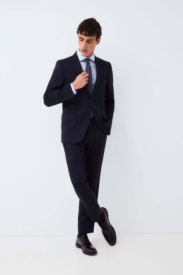 Pedro del Hierro Blazer de fato coordenado tailored b&aacute;sico Azul