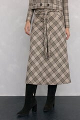 Pedro del Hierro Skirt flared skirt Brown