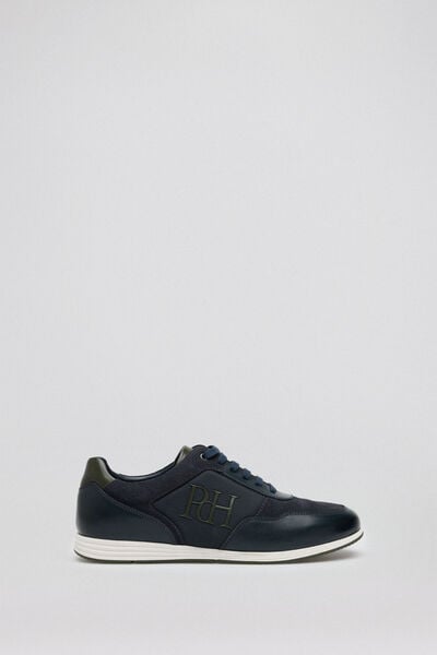 Pedro del Hierro Iconic rubber sole trainer  Blue