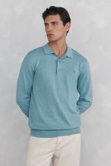 Pedro del Hierro Polo-neck jumper Blue