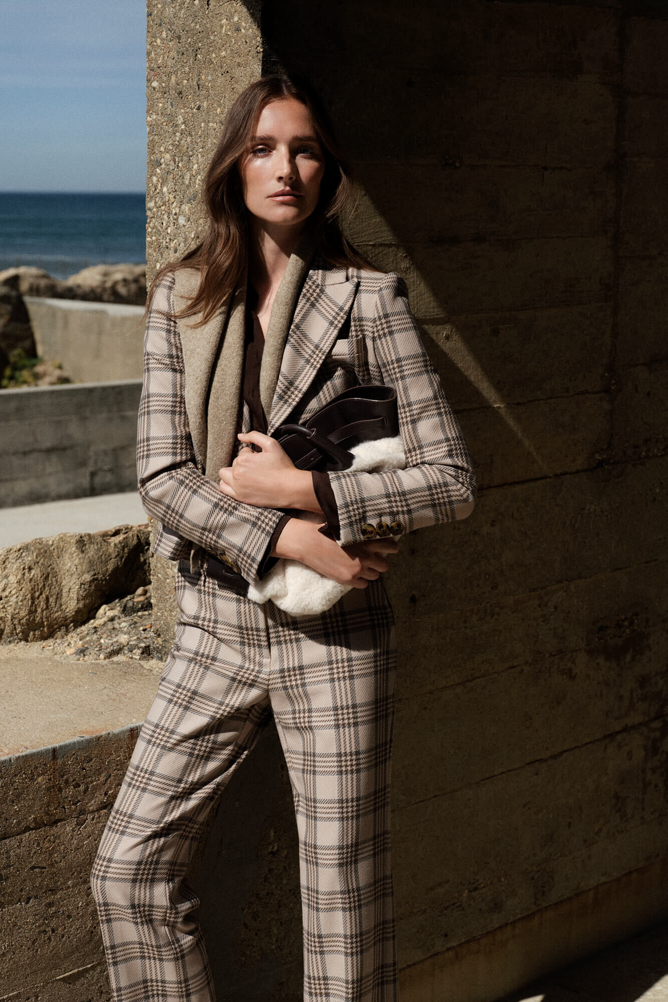 Pedro del Hierro Blazer cruzada cropped