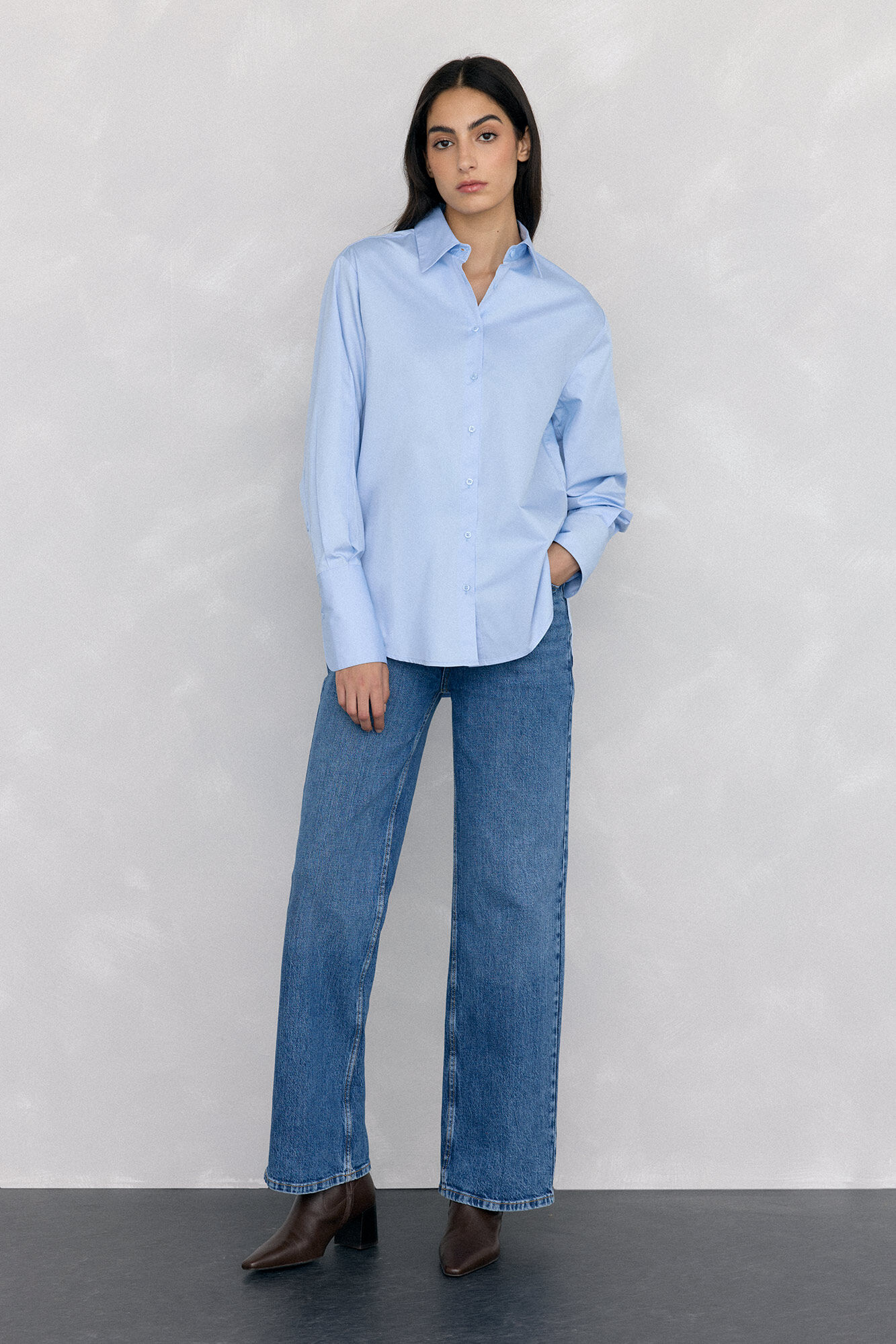 Pedro del Hierro Plain oversized shirt