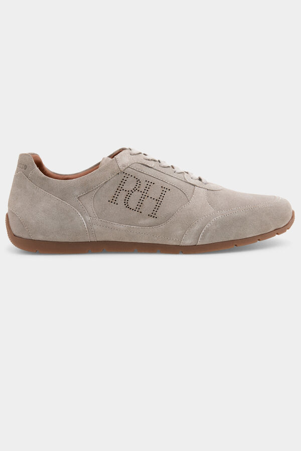 Pedro del Hierro Leather sneaker Grey