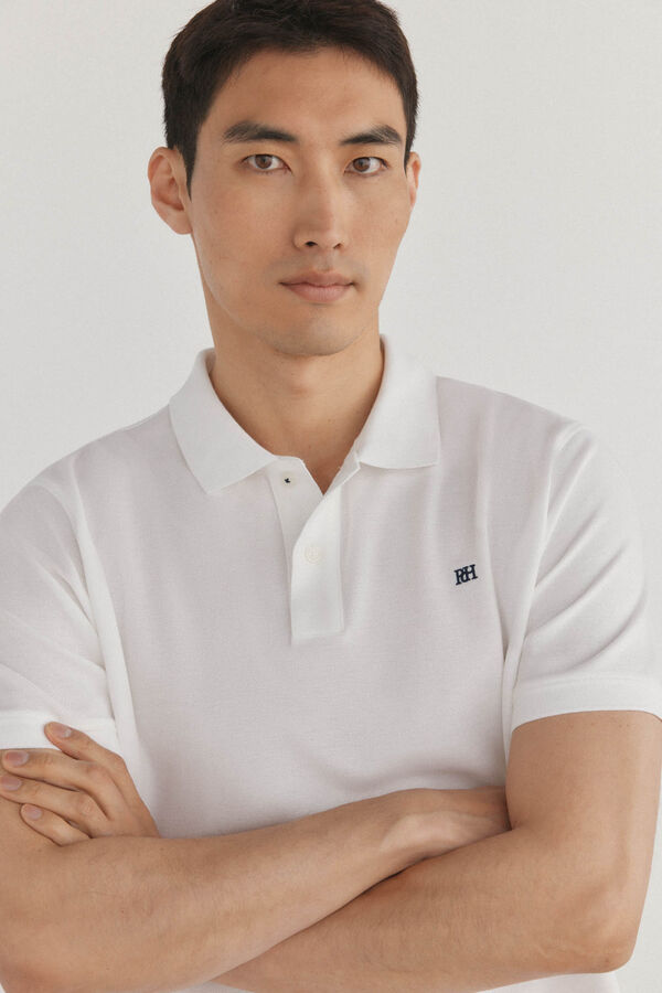 Pedro del Hierro Polo básico piqué Crudo