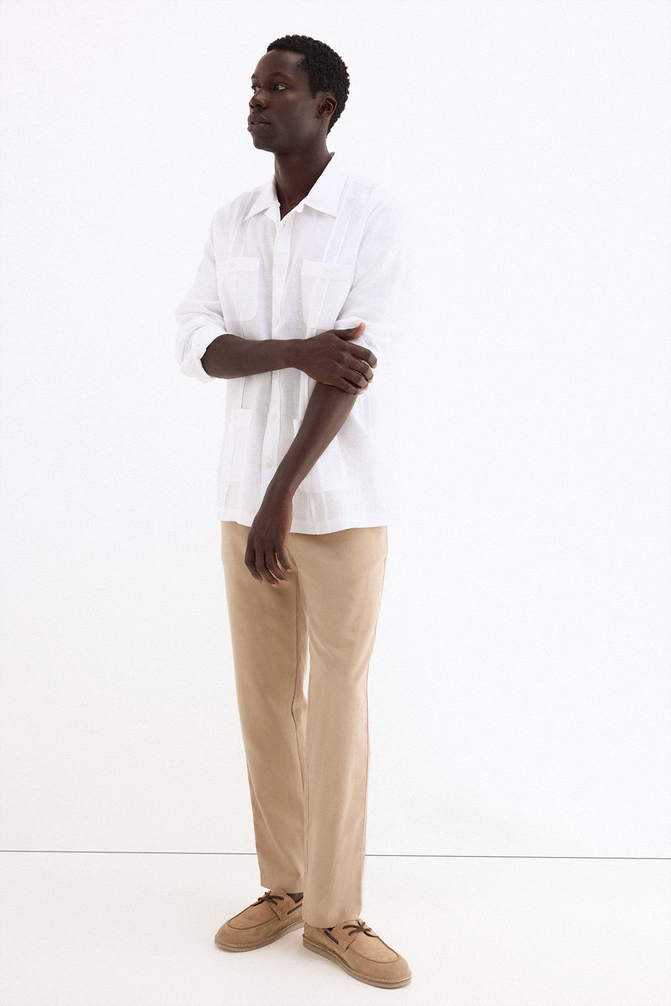 Pedro del Hierro Linen Guayabera shirt