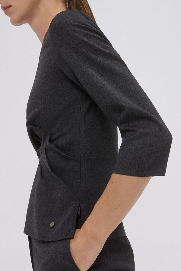 Pedro del Hierro Tailored top Grey