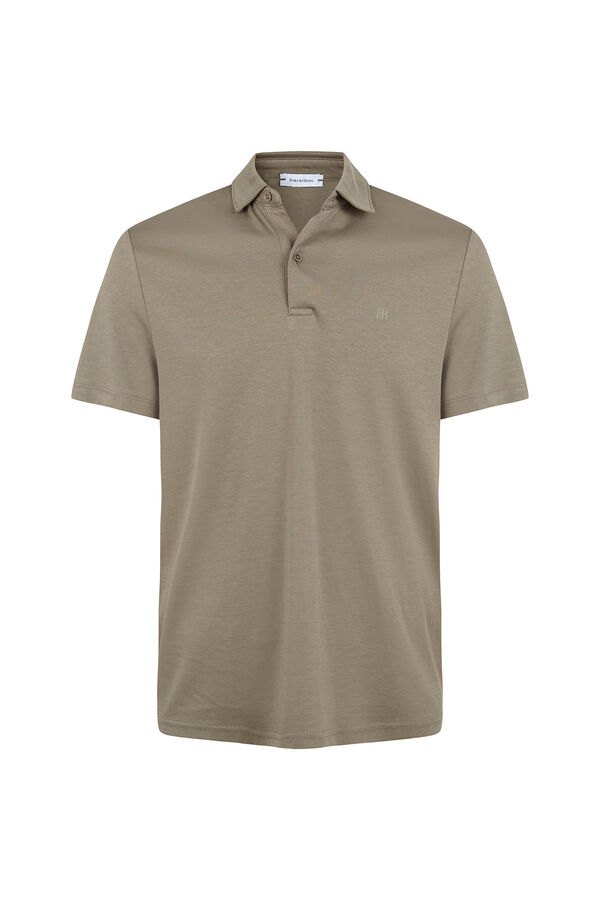 Pedro del Hierro Mercerized polo shirt Green