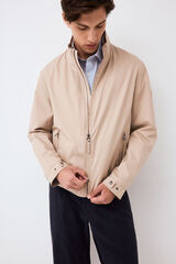 Pedro del Hierro Lightweight technical jacket Beige