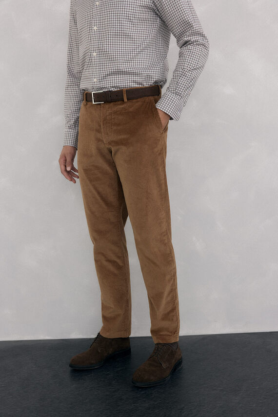 Chino pana gruesa regular fit