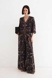 TFP by Tamara Falc&oacute; Printed fluid trousers