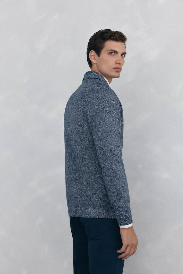 Pedro del Hierro Twisted zip zip fastening Blue
